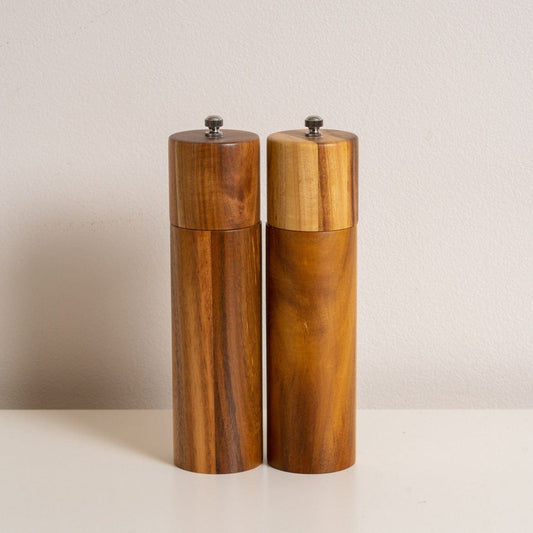 Acacia Wood Salt and Pepper Grinders