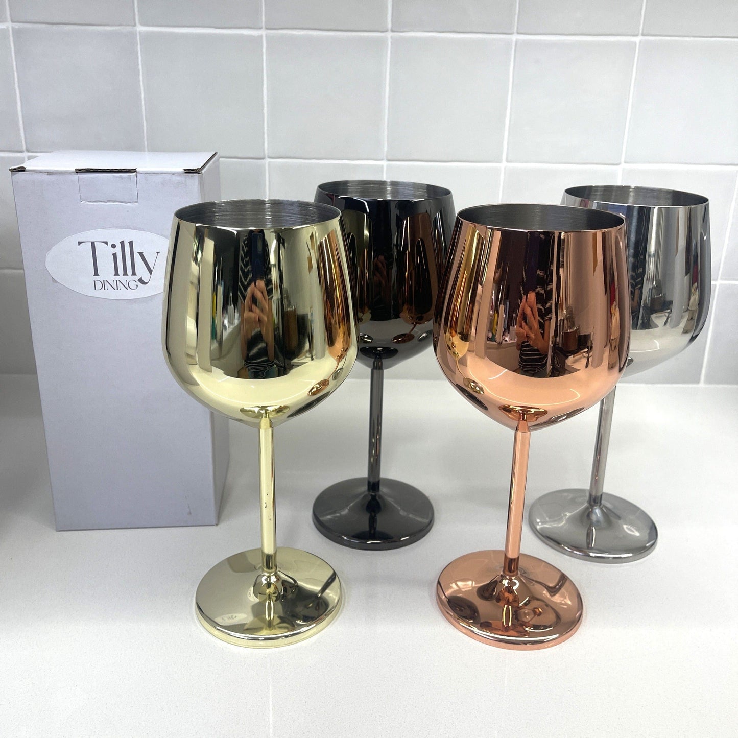 Stainless Steel Wine Goblet