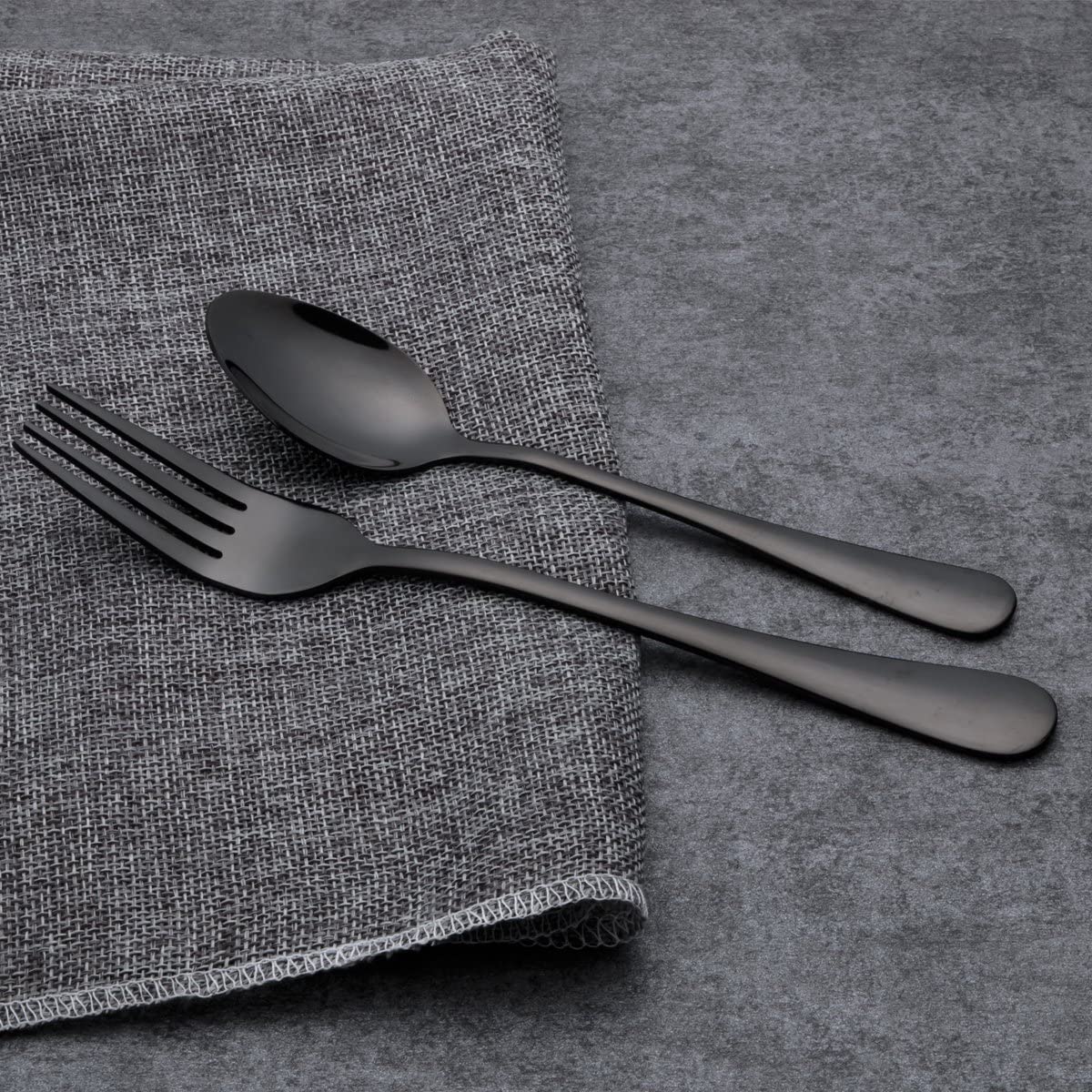 Merida Black Cutlery Set